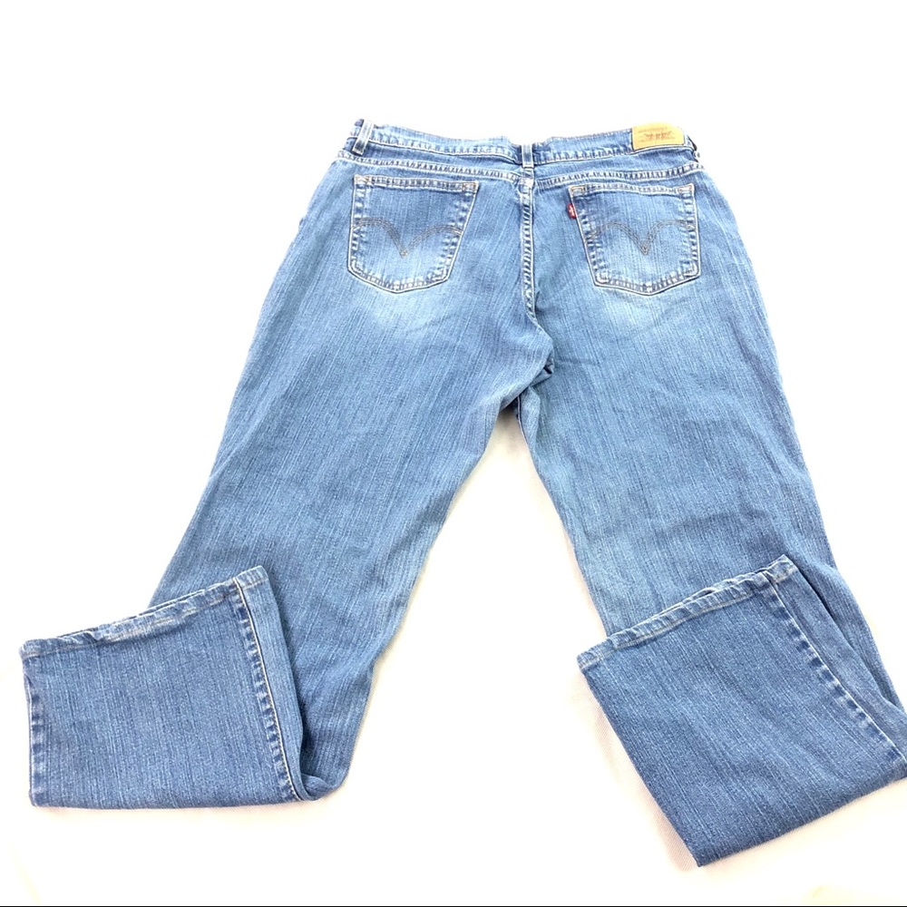 Levi’s Misses 550 Blue Jeans Boot 14 - Picture 2 of 6